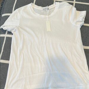 James Perse White Short Sleeve Tee
